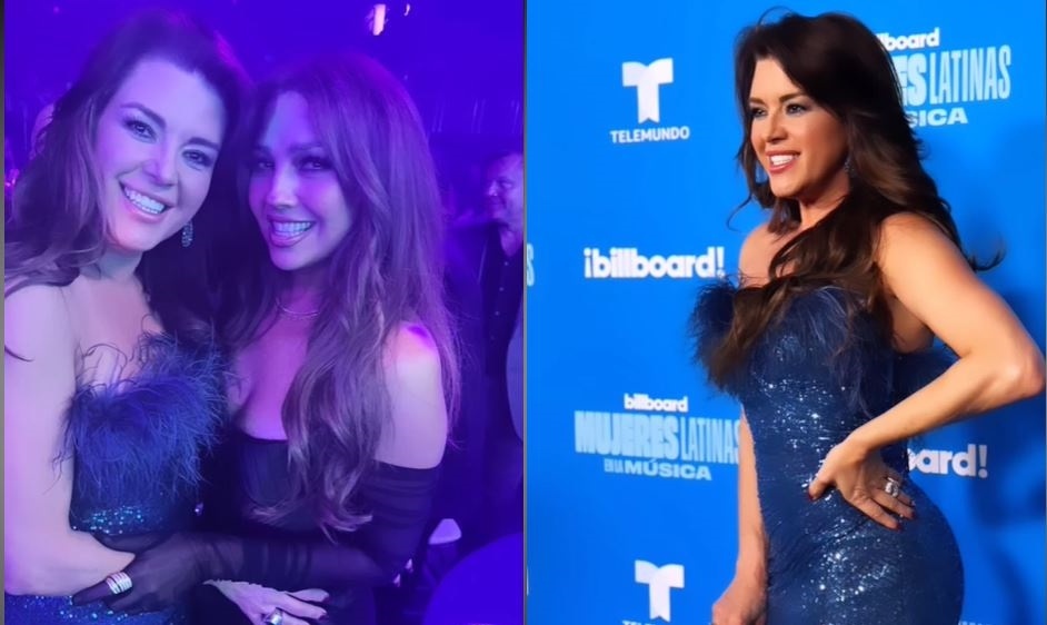 Alicia Machado and Christian Estrada appear together in public for the first time on Billboard Latin Women in Music