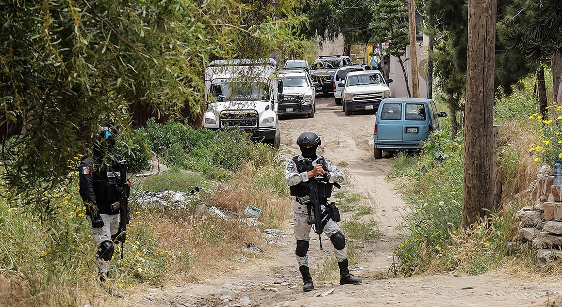 Authorities discover a drug tunnel near the border wall that connects Tijuana with the US