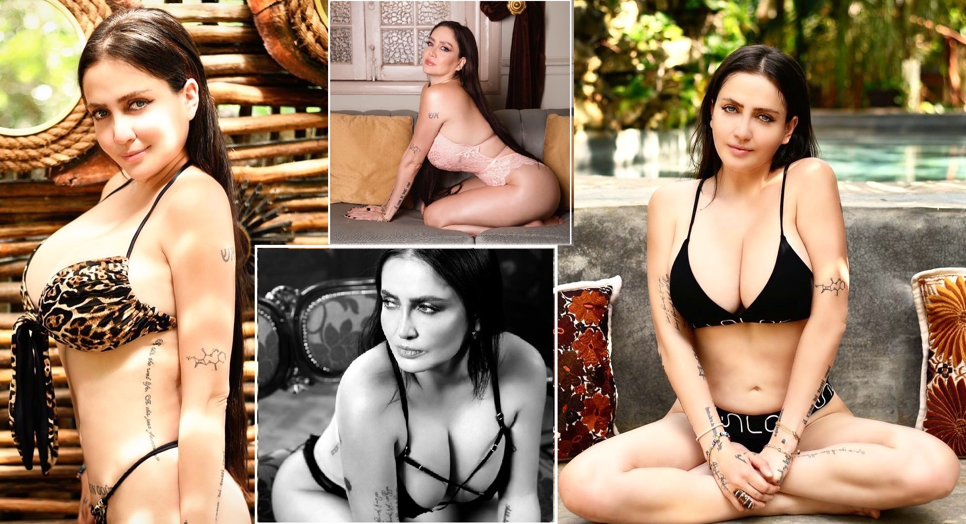 Celia Lora poses on Instagram to show off her exuberant curves