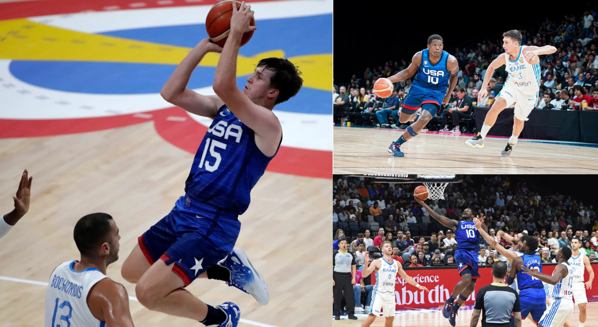 Basketball United States thrashes Greece with Austin Reaves inspired