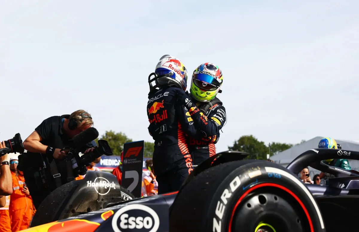 Max Verstappen defended Sergio Checo Perez after statements by Lewis Hamilton