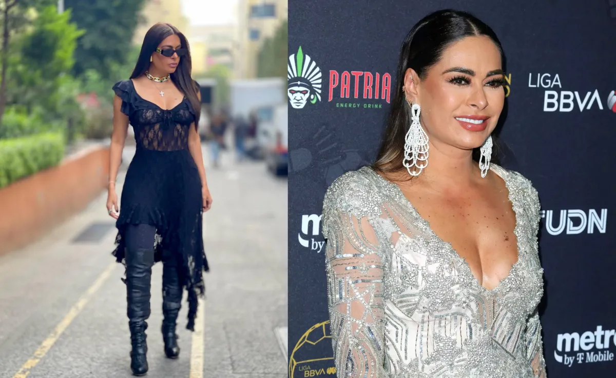 Galilea Montijo and the gothic look with which she made the networks tremble