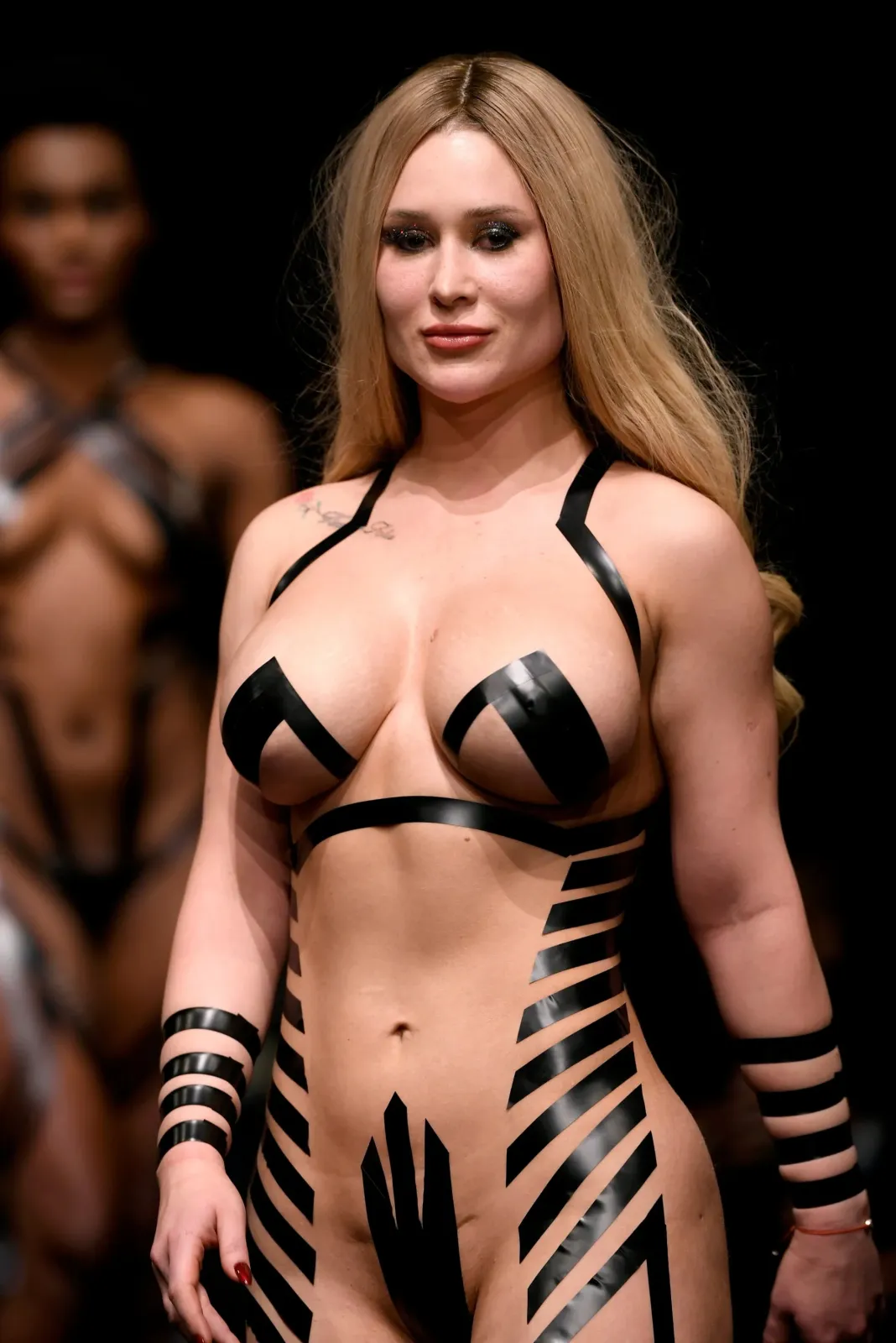 model at the Balck Tape Project | New York Fashion Week