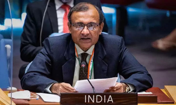 Ambassador TS Tirumurti Hindi in UN