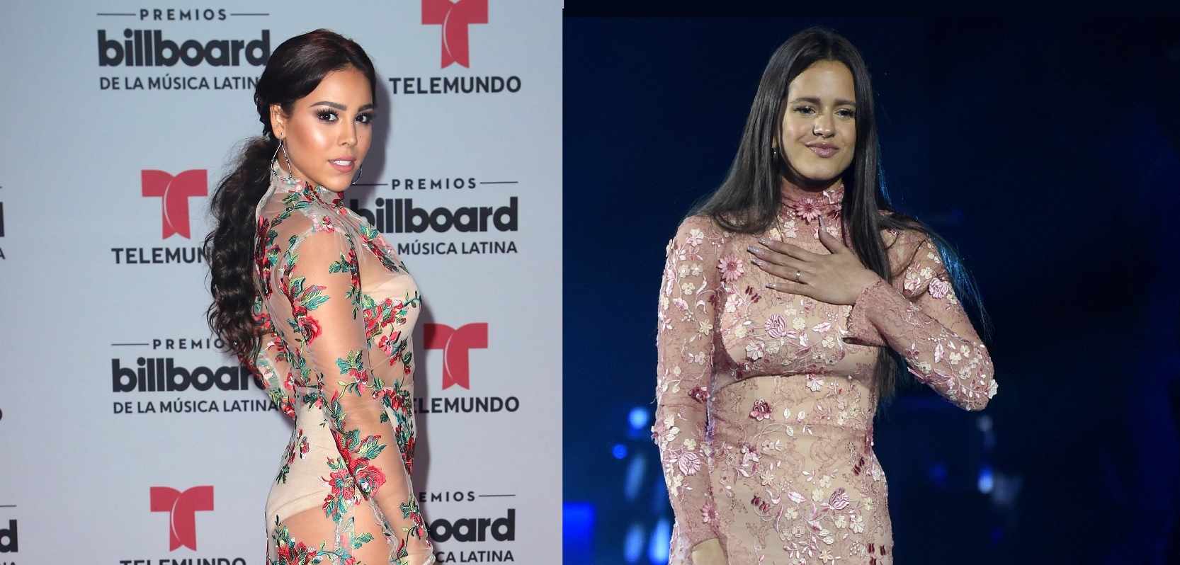 Danna Paola shares photos in which she poses with Rosalia