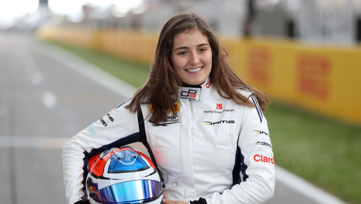 Colombian driver Tatiana Calderon returns to the F2 tracks