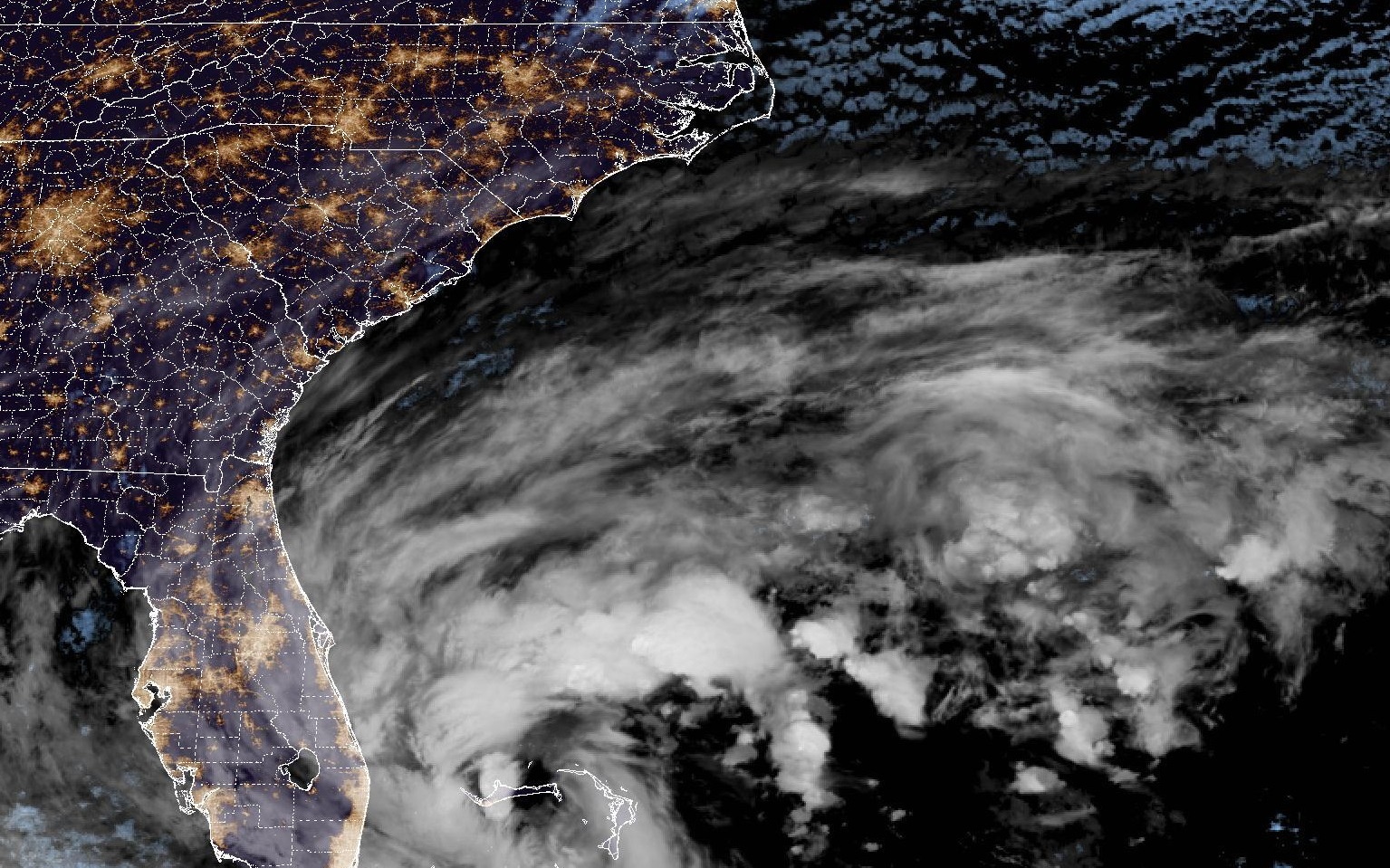 Hurricane Nicole will make landfall in Florida tonight according to forecasts