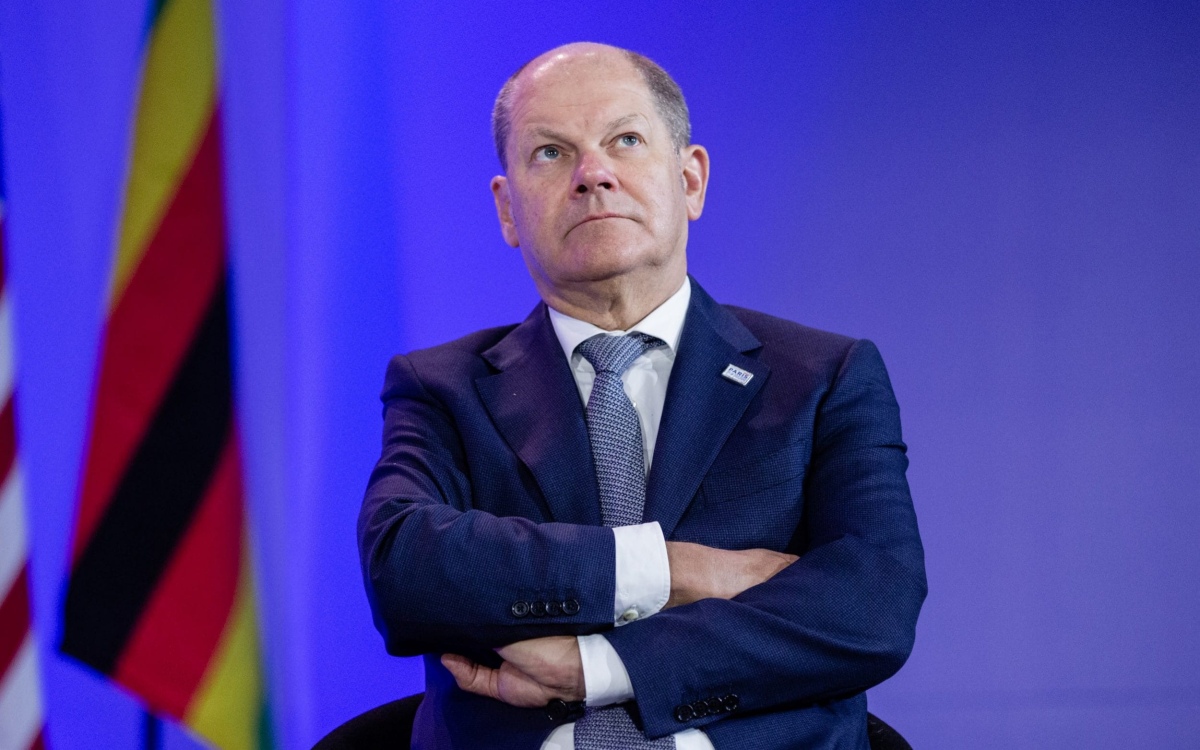 Olaf Scholz German Chancellor on Economic Slowdown