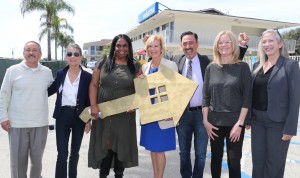Inauguration of housing project for 97 homeless in Whittier