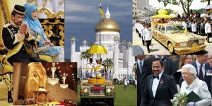 Sultan of Brunei's lavish lifestyle including 7,000 luxury cars and gold-plated private jet