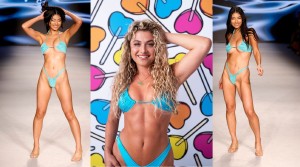 Miami Swim model makes upside down bikini trend and takes it to the catwalk