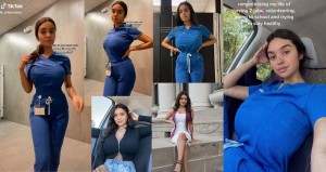 Nurse Erika Diaz trolled for wearing inappropriate uniform says it's just my body shape