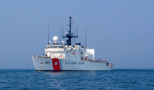 The US Coast Guard searches for a man who fell from a cruise ship off Florida