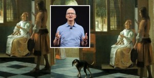 iPhone spotted in 350-year-old painting stumped Apple CEO. Time travel may be possible