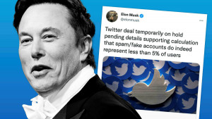 Elon Musk Warning:  purchase deal will be canceled if fake-spam account details not provided.