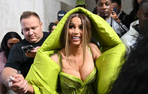 Cardi B is criticized for twerking in front of a child character during her daughter's celebration