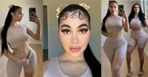 Jailyne Ojeda poses without underwear while modeling in amazing outfit