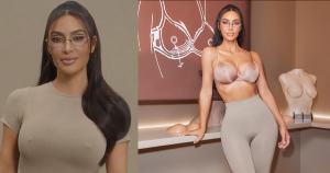 Kim Kardashian causes controversy for launching a bra with nipples included