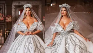 Dazzling Thessia Bridal Dress Sparks Controversy: Is It Too Revealing for a Wedding?