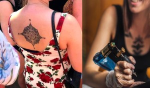 People left in fits of giggles at 'idiotic' mistake on tattoo of compass