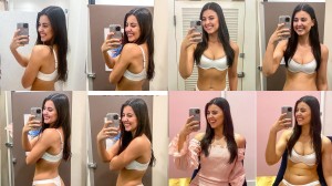 Body positive influencer Bree Lenehan says not to trust the mirror while taking snaps.